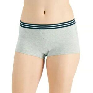 NWT Jenni Womens Boyshorts Underwear Heather Grey